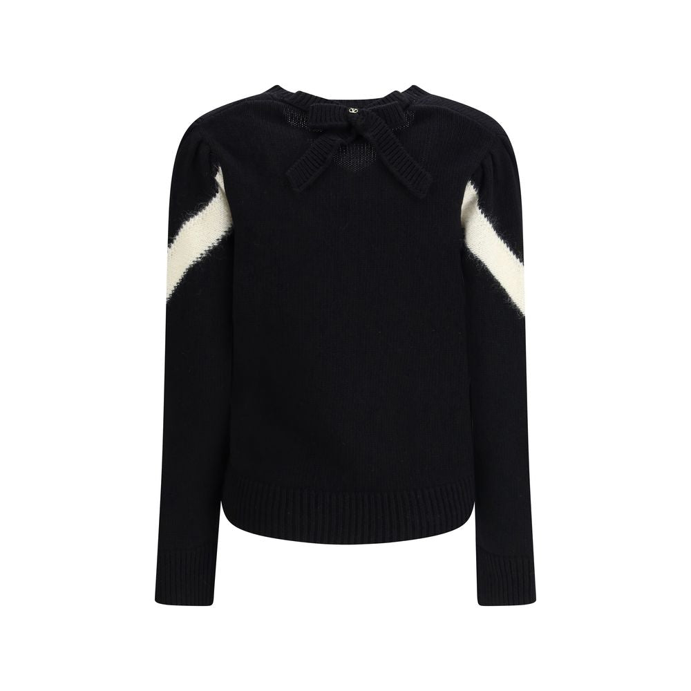 Valentino Wool Sweater with a bow at the back
