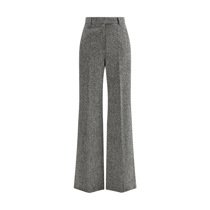 Valentino Bottonato Natté Wool Trousers