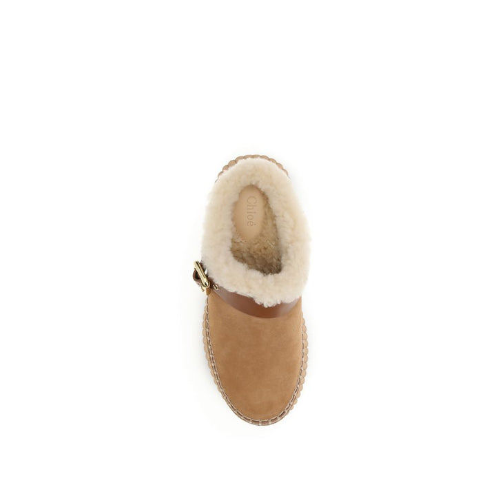 Chloé Nama Wedge Mules