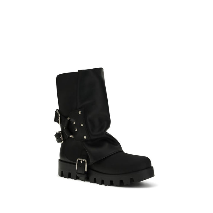 Dolce & Gabbana Leather Ankle Boots