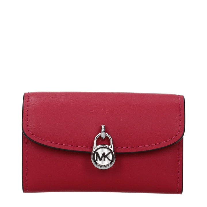 Michael Kors Red Leather Wallets