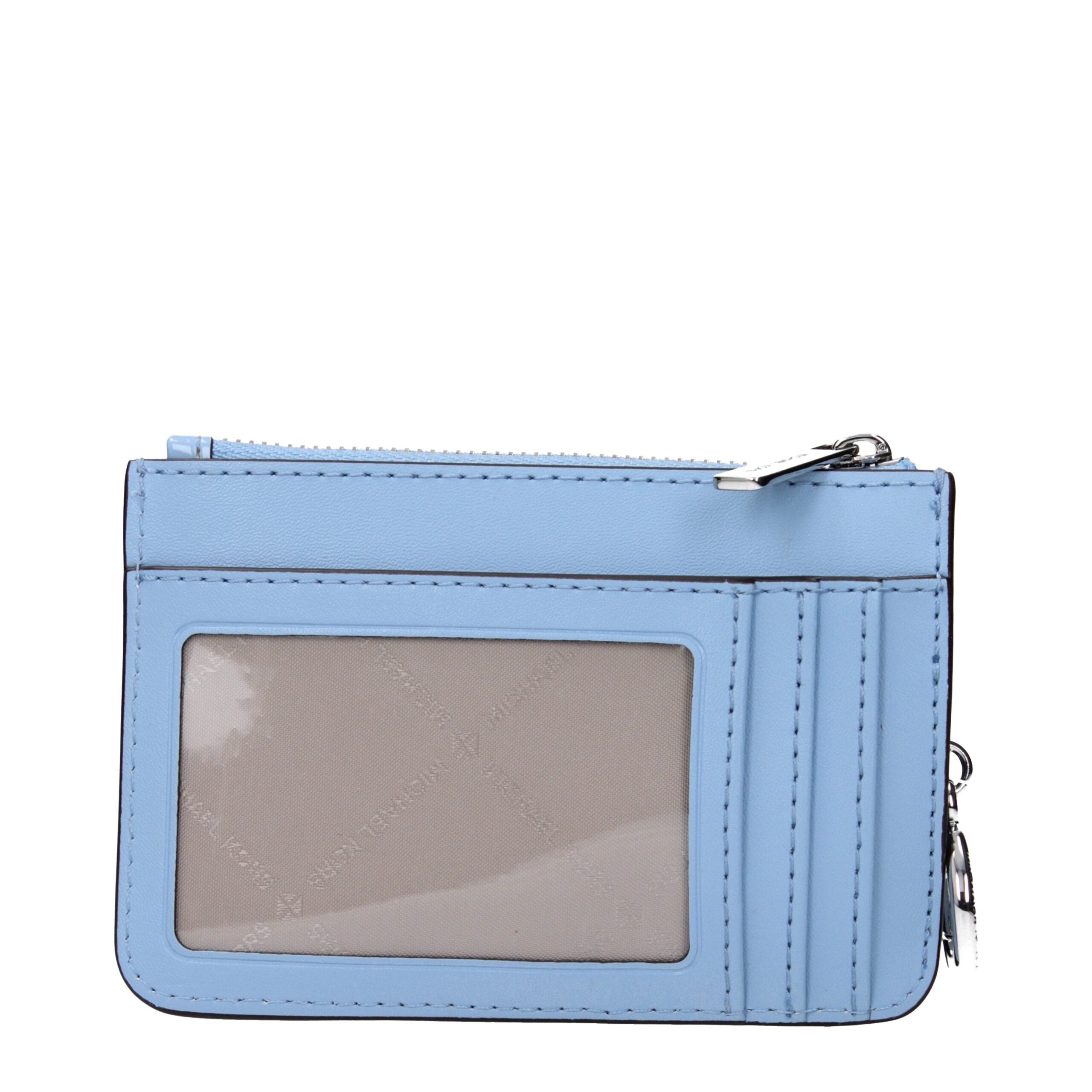 Michael Kors Light Blue Leather Wallet – SEYMAYKA
