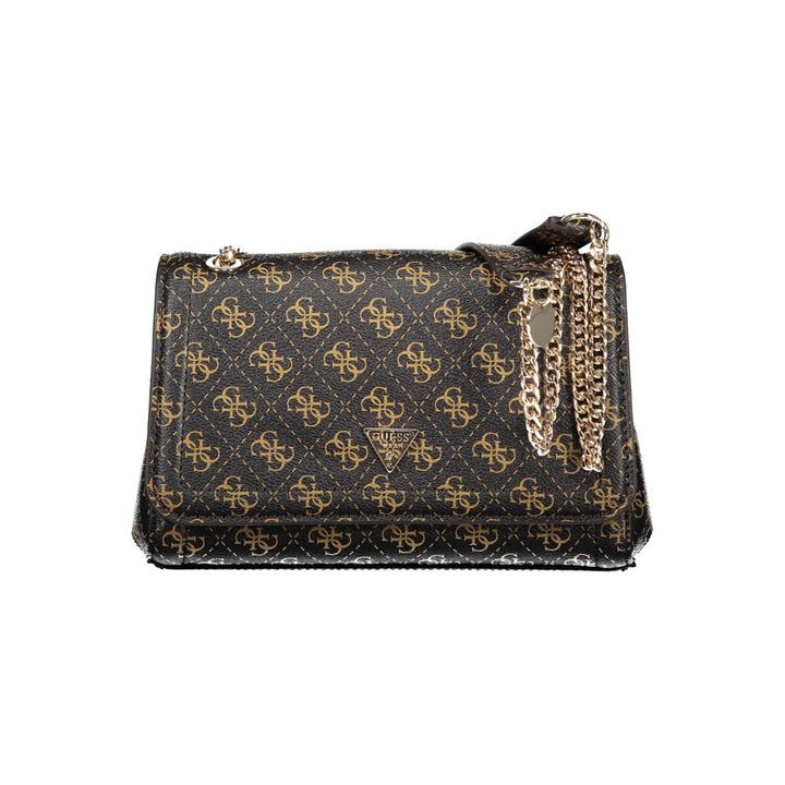 Guess Jeans Brown Polyethylene Handbag