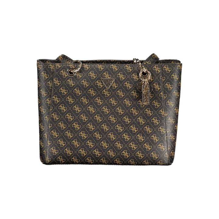 Guess Jeans Brown Polyethylene Handbag