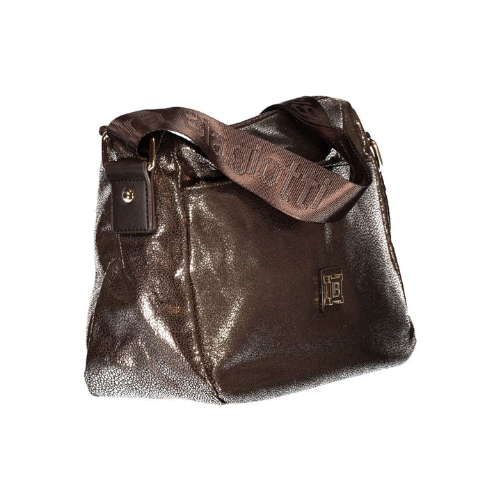 Laura Biagiotti Bronze Polyester Handbag
