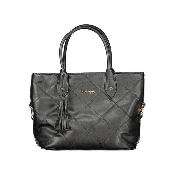 Laura Biagiotti Black Pvc Handbag
