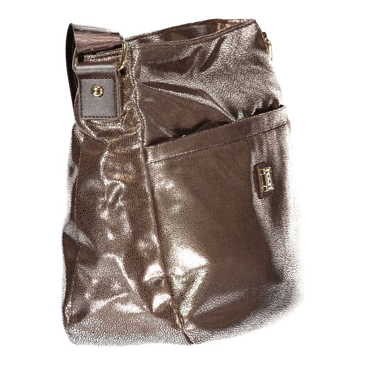 Laura Biagiotti Bronze Polyester Handbag