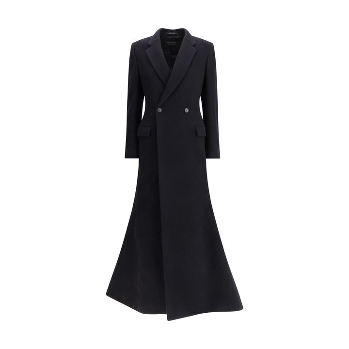 Balenciaga Oversized Godet double-breasted Coat
