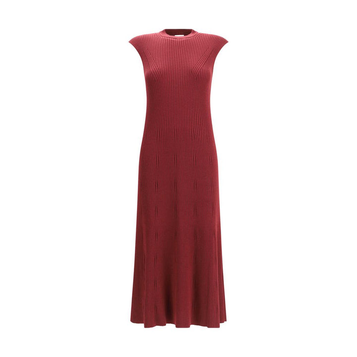 SA SU PHI Ribbed Cashmere Silk Sleeveless Long Dress