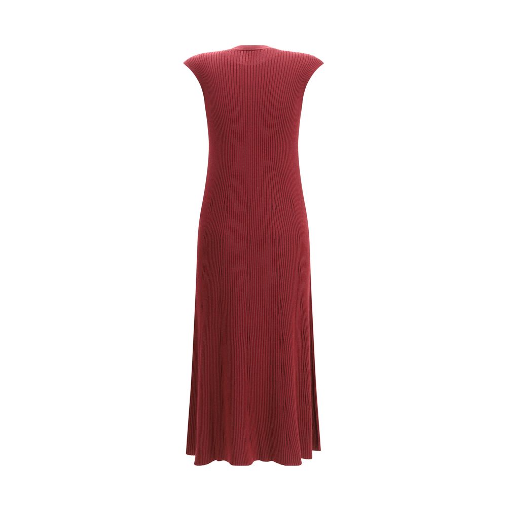 SA SU PHI Ribbed Cashmere Silk Sleeveless Long Dress