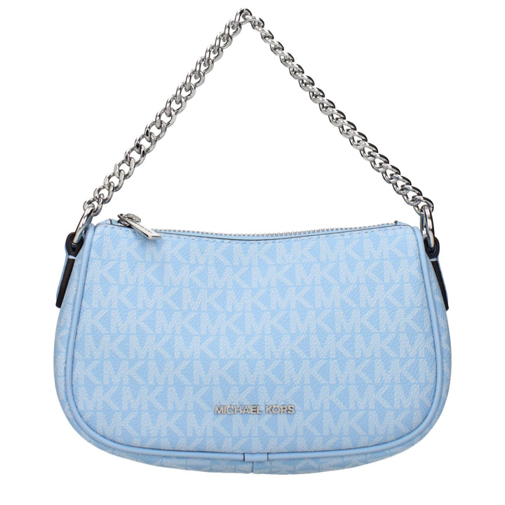 Michael Kors Light Blue Fabric Handbags