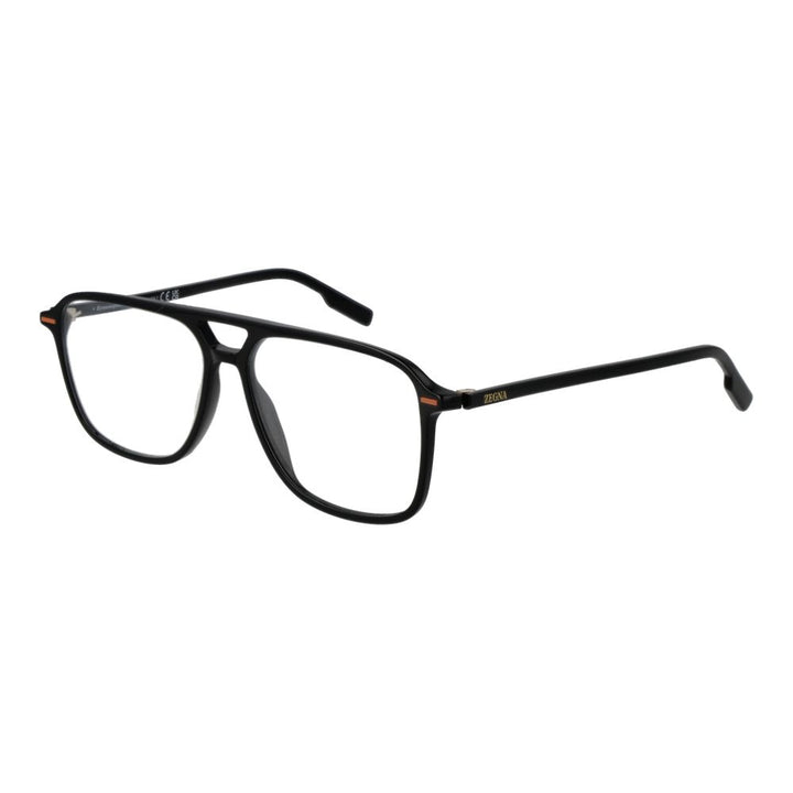 Ermenegildo Zegna Black Men Glasses Frame
