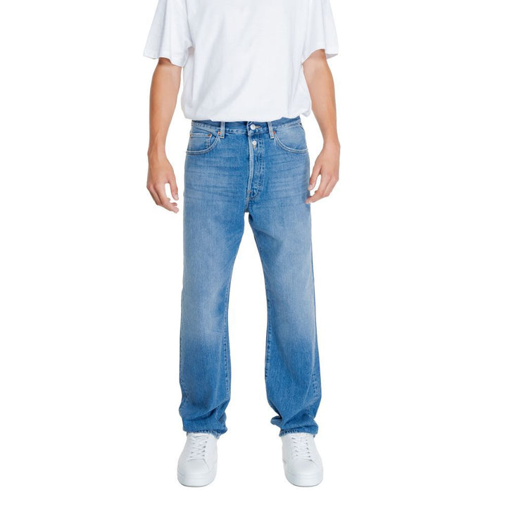 Replay Blue Cotton Pant