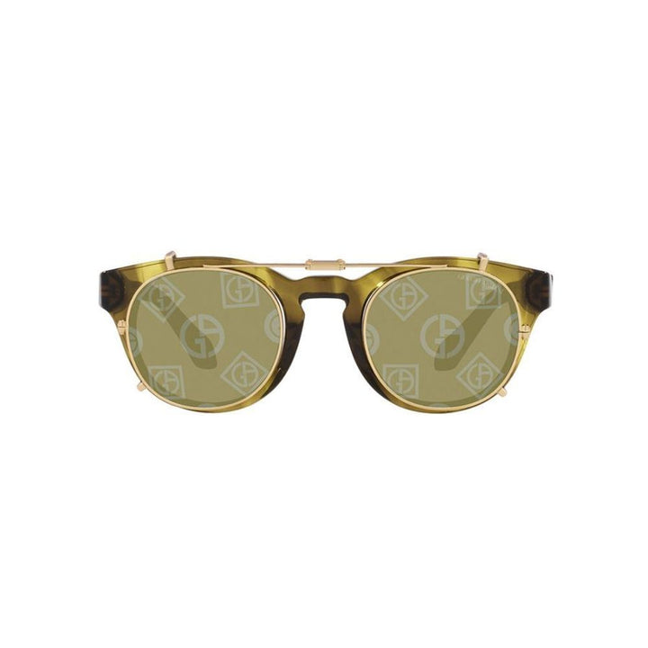 Giorgio Armani Brown Acetate Sunglasses