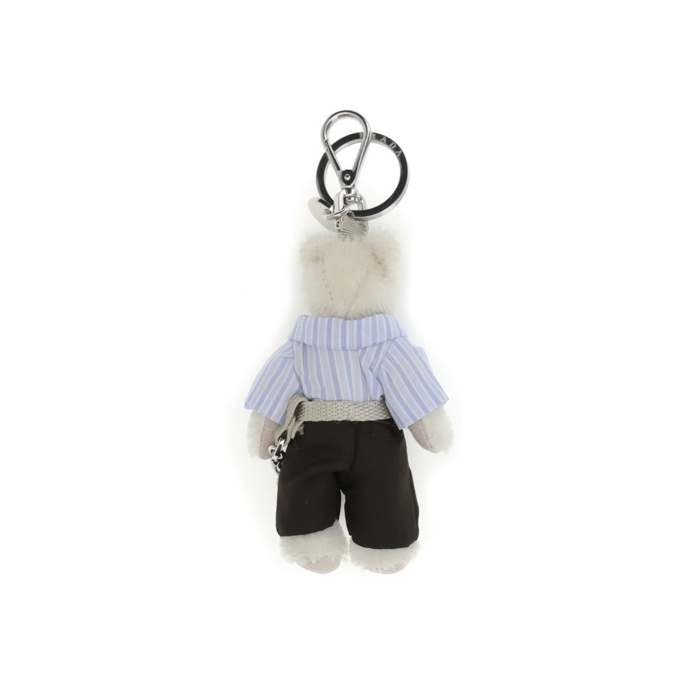 Prada Teddy Keychain