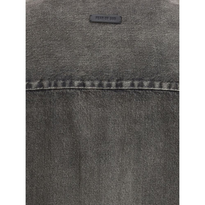Fear Of God Snap Front Denim Overshirt