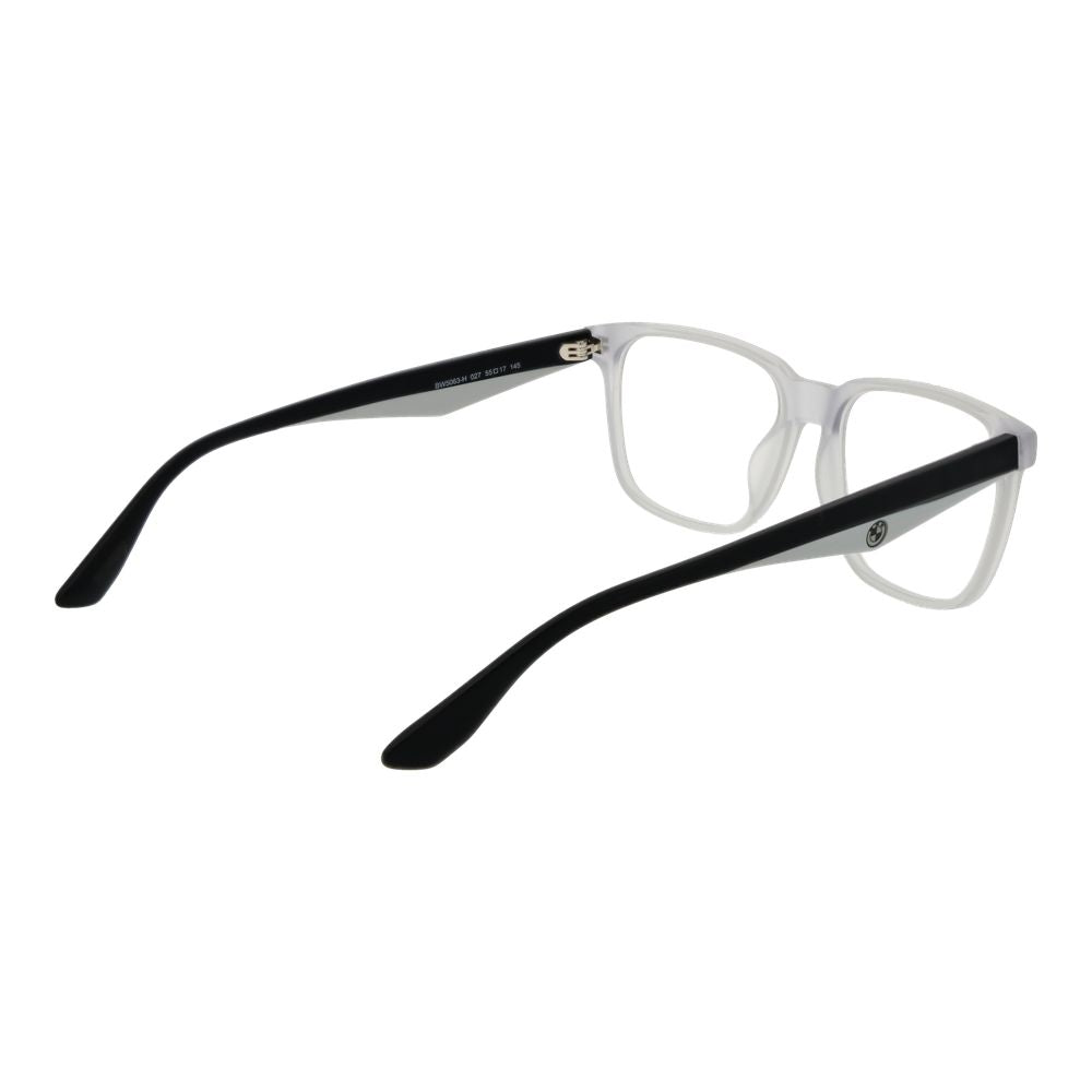 BMW White Men Glasses Frame