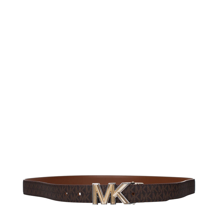 Michael Kors Brown Fabric Belts