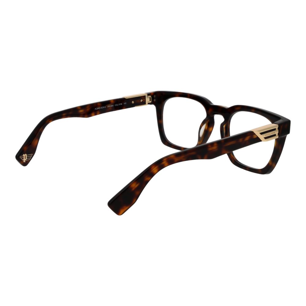 Police Brown Men Glasses Frame