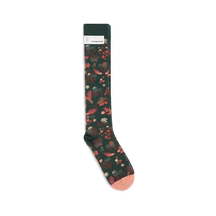Bonne Maison Nature-inspired pattern Socks