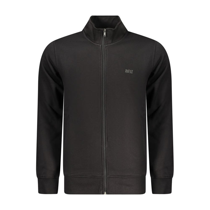 Rifle Black Cotton Sweatshirt