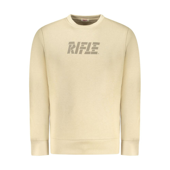 Rifle Beige Cotton Sweatshirt