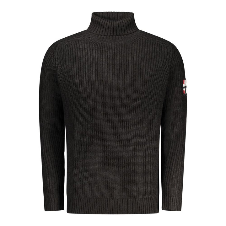 Norway 1963 Black Wool Sweater