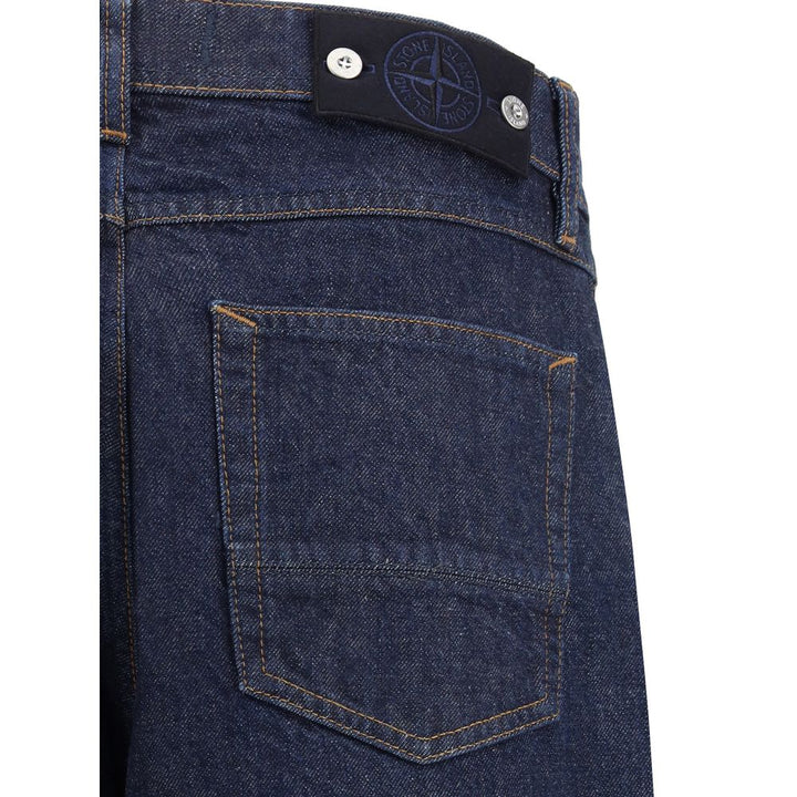 Stone Island Denim-Rinsed Jeans with a classic 5-pocket construction