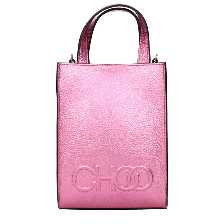 Jimmy Choo Pink Leather Handbags