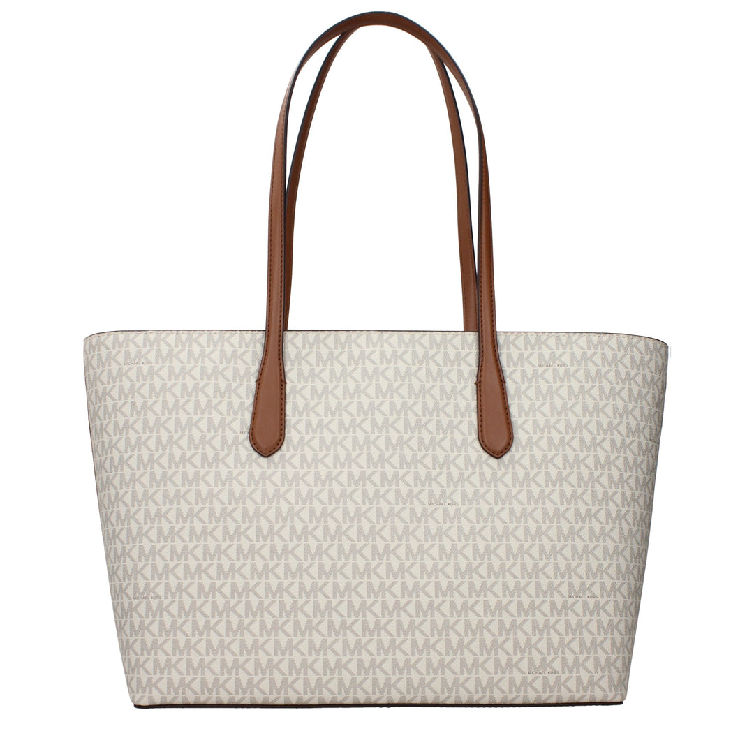 Michael Kors Beige Fabric Shoulder Bags