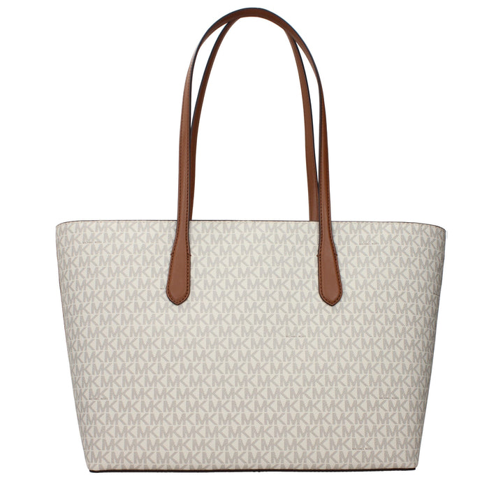 Michael Kors Beige Fabric Shoulder Bags