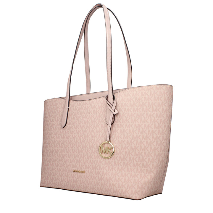 Michael Kors Pink Fabric Shoulder Bags