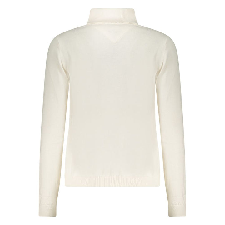 Tommy Hilfiger White Cotton Sweater