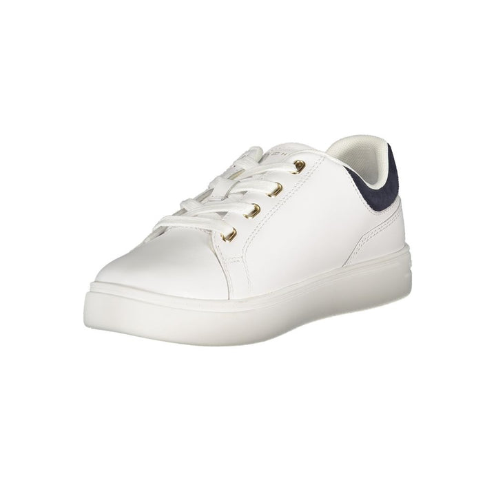 Tommy Hilfiger White Leather Women Sneaker