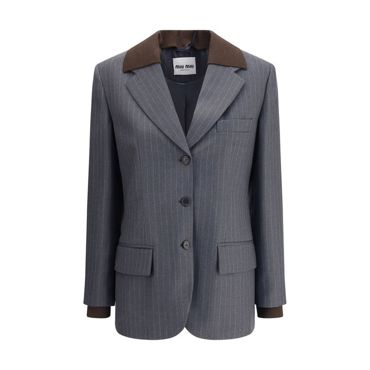 Miu Miu Striped Blazer