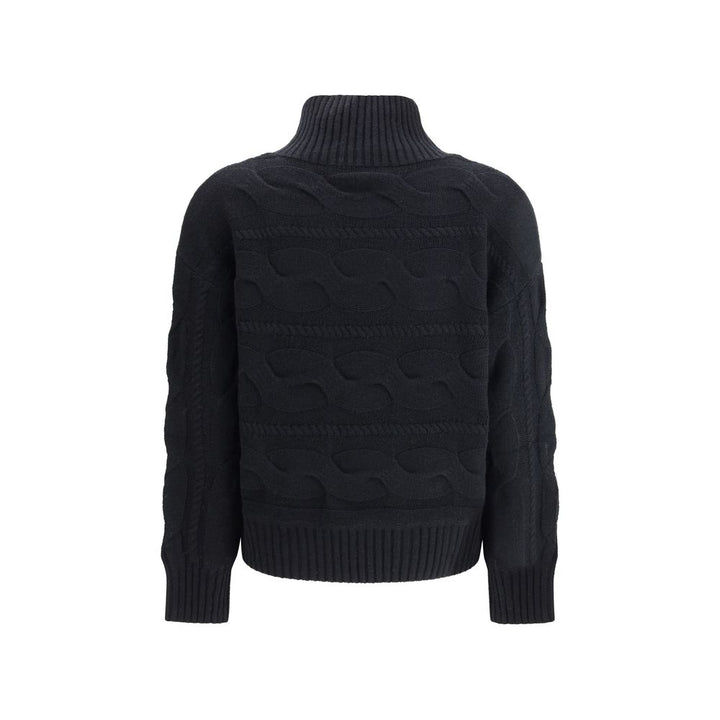 Max Mara High-neck cable-knit Sweater