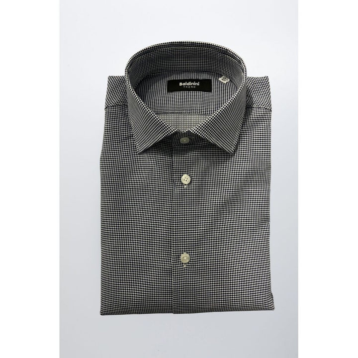 Baldinini Trend Blue Cotton Shirt