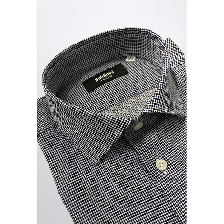 Baldinini Trend Blue Cotton Shirt
