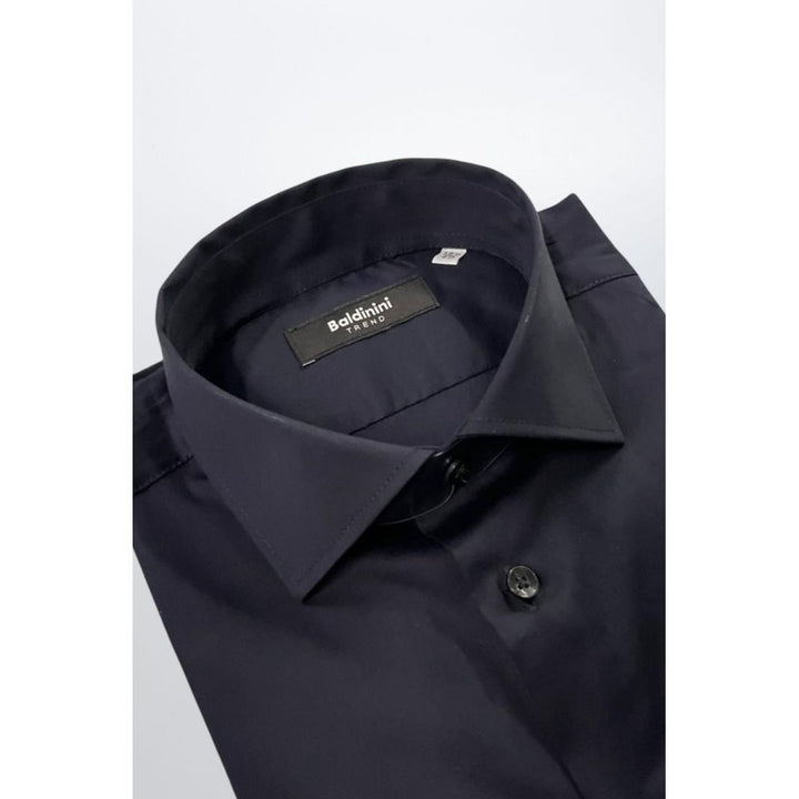 Baldinini Trend Black Cotton Shirt
