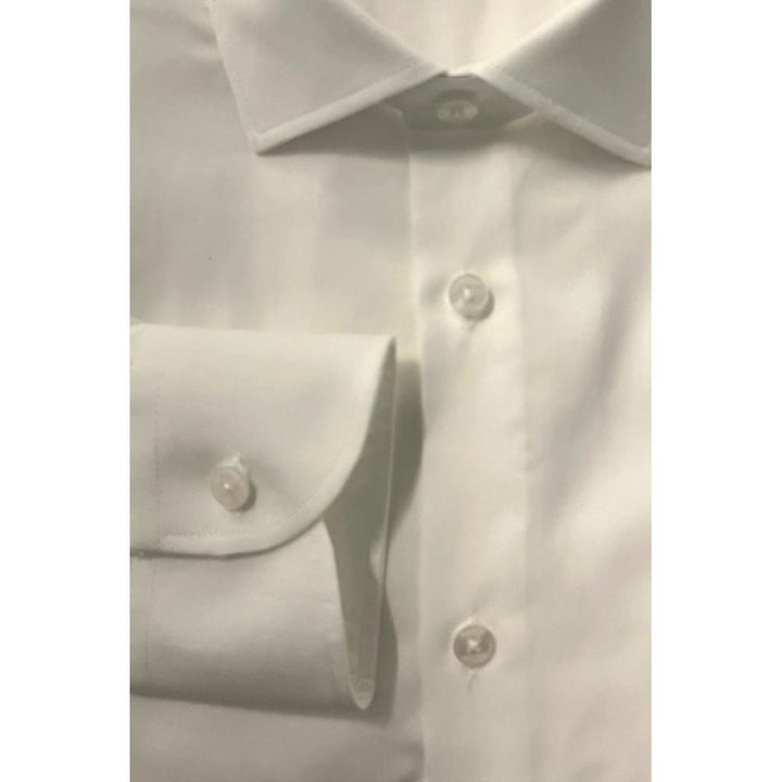 Baldinini Trend White Cotton Shirt