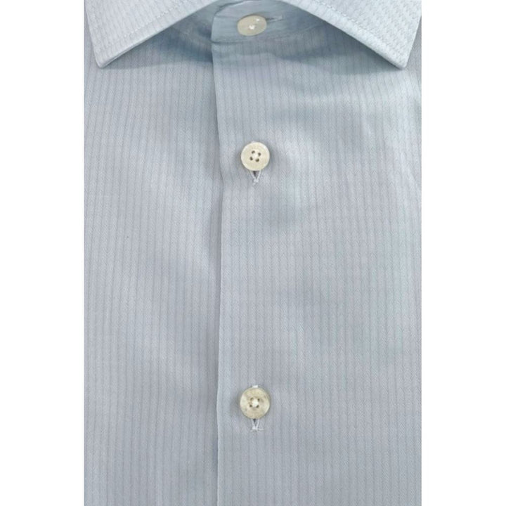 Baldinini Trend Light Blue Cotton Shirt