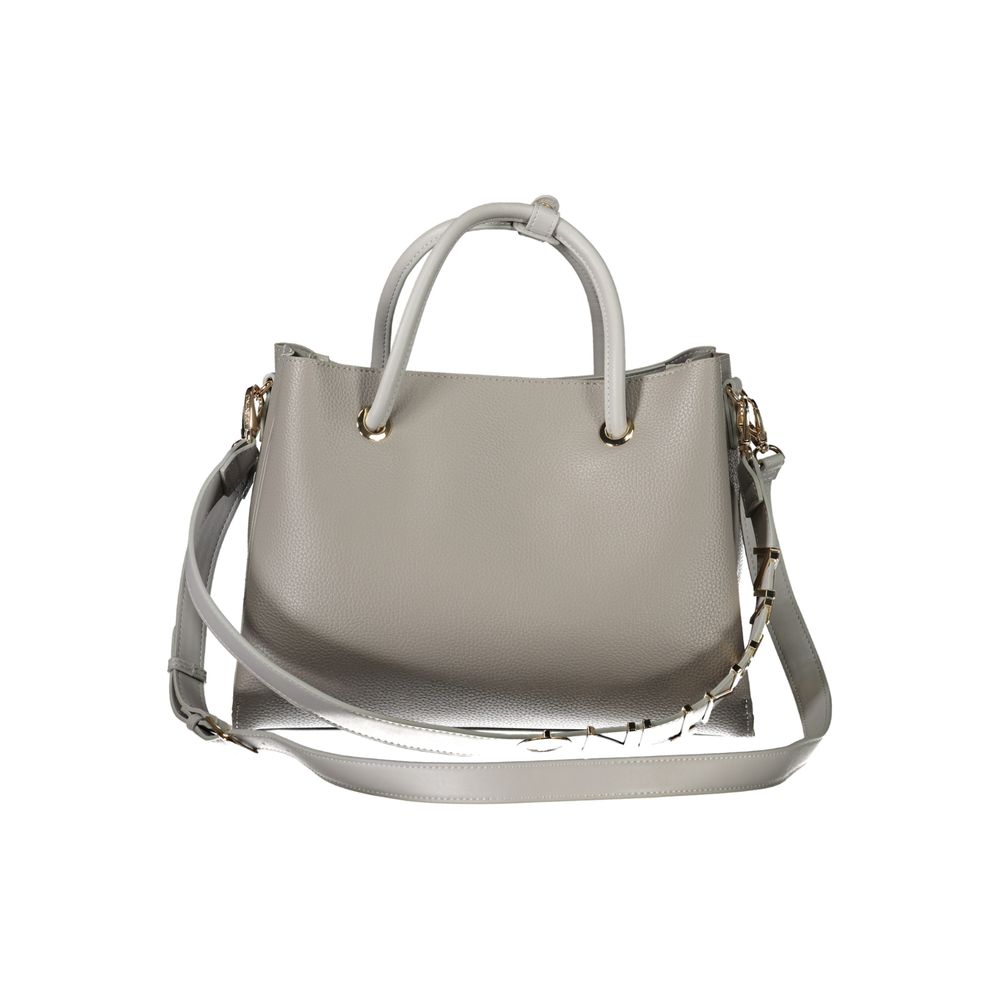 Mario Valentino Gray Polyethylene Handbag