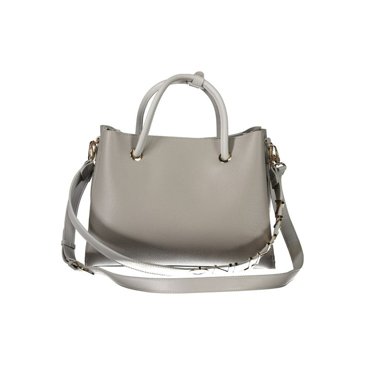 Mario Valentino Gray Polyethylene Handbag