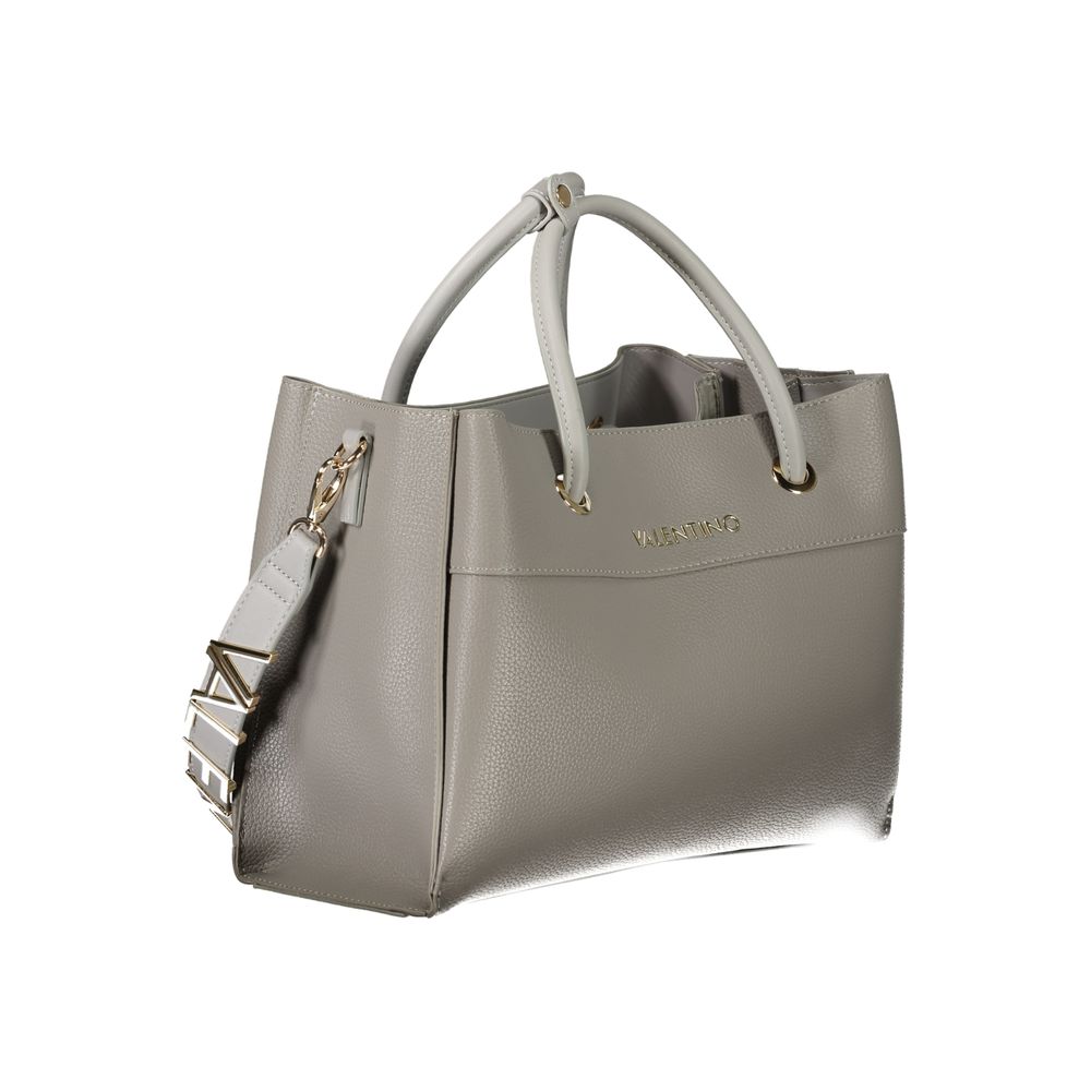 Mario Valentino Gray Polyethylene Handbag