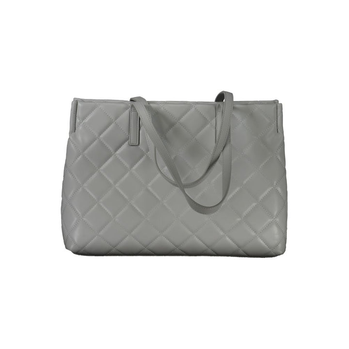 Mario Valentino Gray Polyethylene Handbag