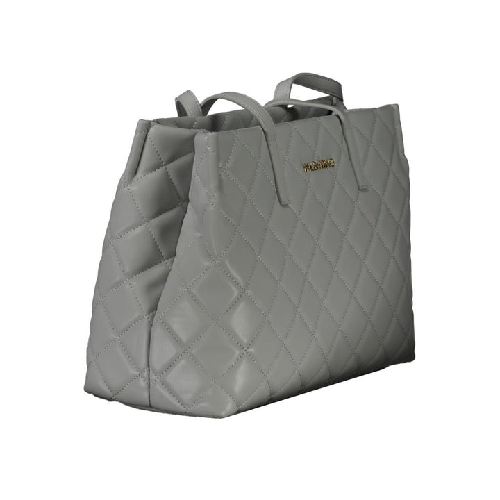 Mario Valentino Gray Polyethylene Handbag