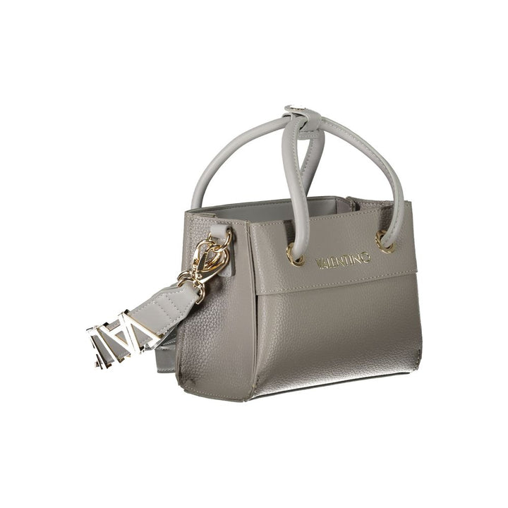 Mario Valentino Gray Polyethylene Handbag