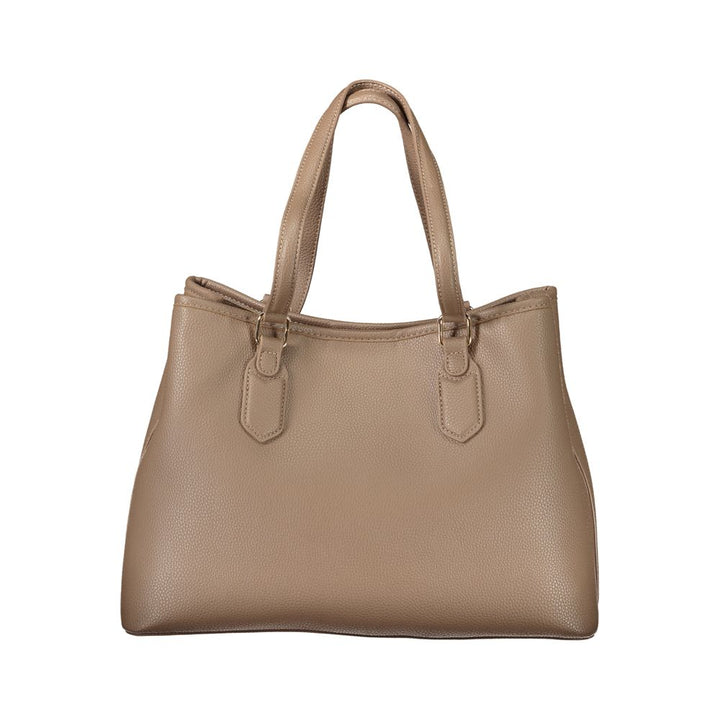Mario Valentino Brown Polyethylene Handbag