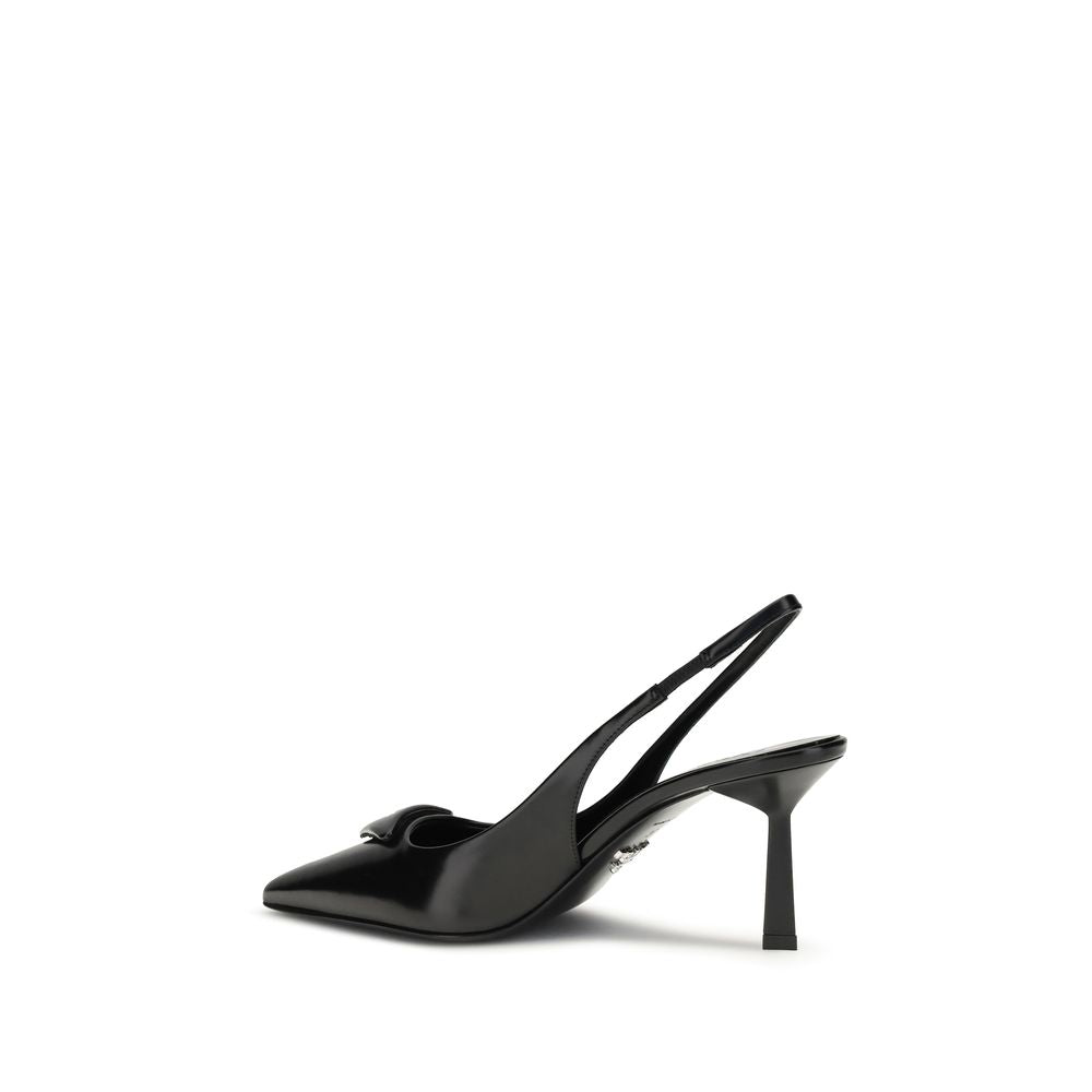 Prada Leather slingback Pumps