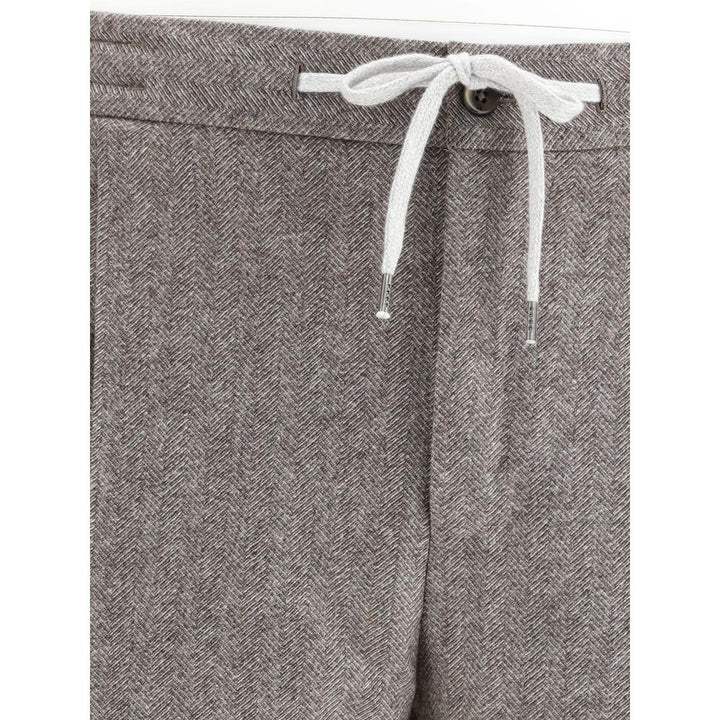 PT Torino Soft Virgin Wool and Cashmere Trousers